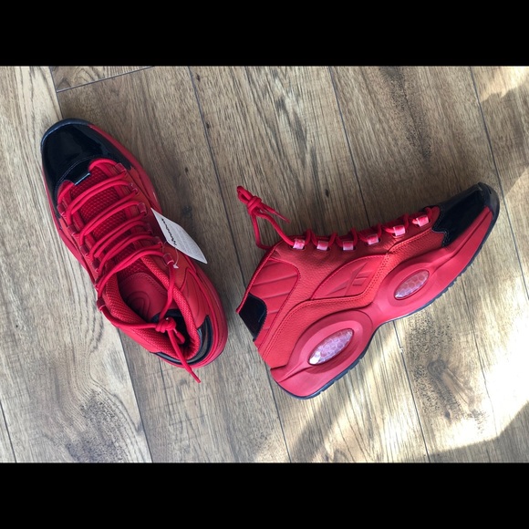 Reebok Red Iverson Question Size 12 - Picture 4 of 4